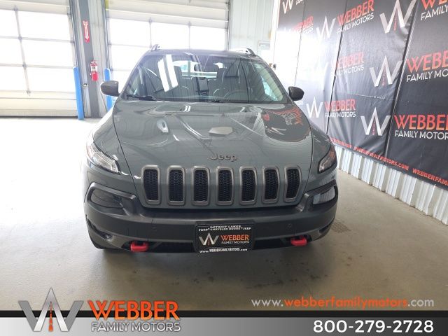 Used 2014 Jeep Cherokee Trailhawk with VIN 1C4PJMBB0EW308808 for sale in Detroit Lakes, Minnesota