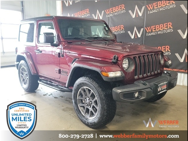Used 2021 Jeep Wrangler 80TH EDITION with VIN 1C4GJXAN1MW565648 for sale in Detroit Lakes, Minnesota