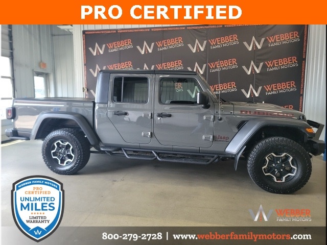 Used 2020 Jeep Gladiator Rubicon with VIN 1C6JJTBG6LL145938 for sale in Detroit Lakes, Minnesota