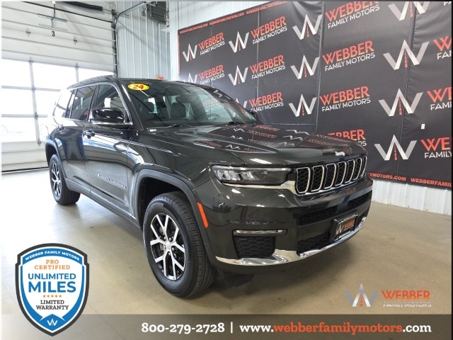 Used 2024 Jeep Grand Cherokee L Limited with VIN 1C4RJKBG1R8608120 for sale in Detroit Lakes, Minnesota