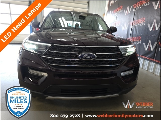 Used 2023 Ford Explorer XLT with VIN 1FMSK8DH1PGA51344 for sale in Detroit Lakes, Minnesota