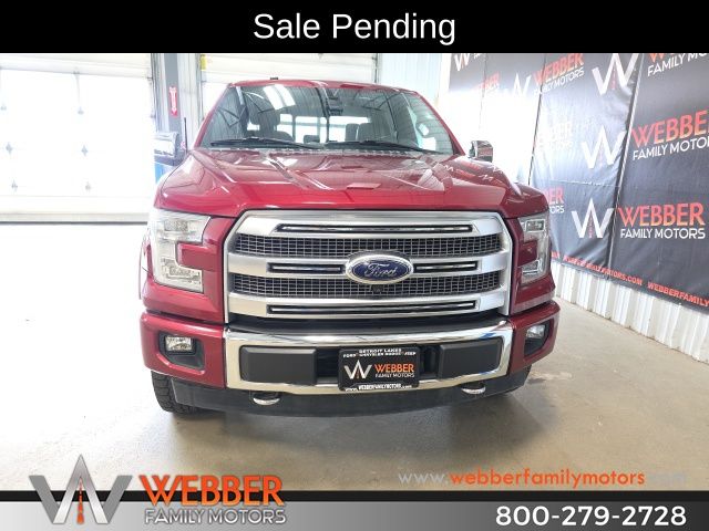 Used 2016 Ford F-150 Platinum with VIN 1FTEW1EG6GFA94814 for sale in Detroit Lakes, Minnesota
