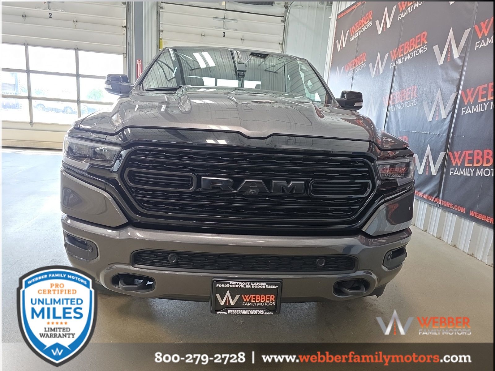 Used 2021 RAM Ram 1500 Pickup Limited with VIN 1C6SRFHT7MN595073 for sale in Detroit Lakes, Minnesota
