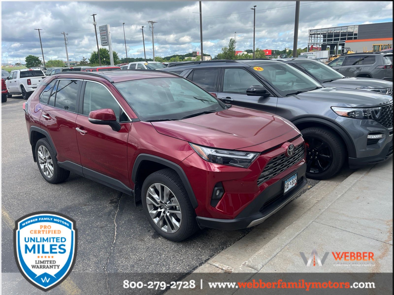 Used 2024 Toyota RAV4 Limited with VIN 2T3N1RFV1RW457936 for sale in Detroit Lakes, Minnesota