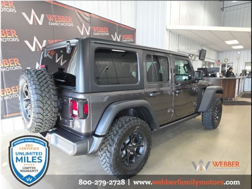 New 2026 Jeep Wrangler 4-DOOR WILLYS Sport Utility
