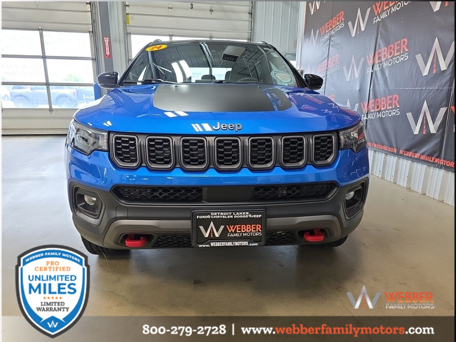 Used 2024 Jeep Compass Trailhawk with VIN 3C4NJDDNXRT101739 for sale in Detroit Lakes, Minnesota