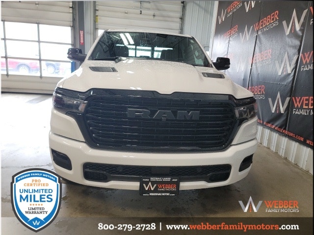 Used 2025 RAM Ram 1500 Pickup Laramie with VIN 1C6SRFRP8SN552747 for sale in Detroit Lakes, Minnesota