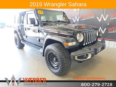 Used 2019 Jeep Wrangler Unlimited Sahara SUV for Sale near Fargo, ND