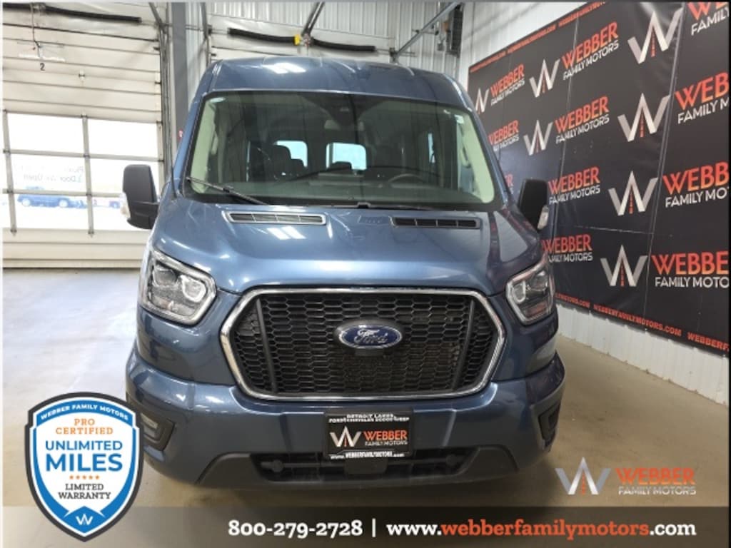 Used 2023 Ford Transit-350 XLT Wagon Medium Roof Van