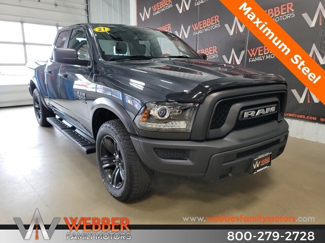 Used 2021 RAM Ram 1500 Classic Warlock with VIN 1C6RR7GG4MS560923 for sale in Detroit Lakes, Minnesota