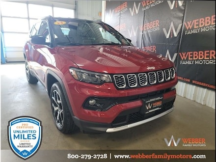 New 2025 Jeep Compass LIMITED 4X4 Sport Utility for Sale in Detroit Lakes, MN