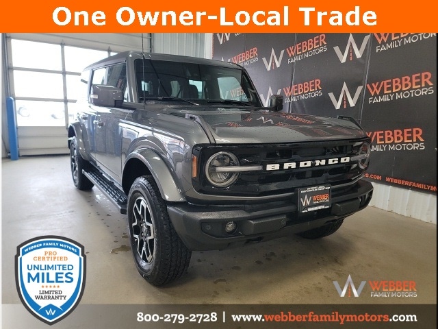 Used 2024 Ford Bronco 4-Door Outer Banks with VIN 1FMDE8BH8RLA23277 for sale in Detroit Lakes, Minnesota