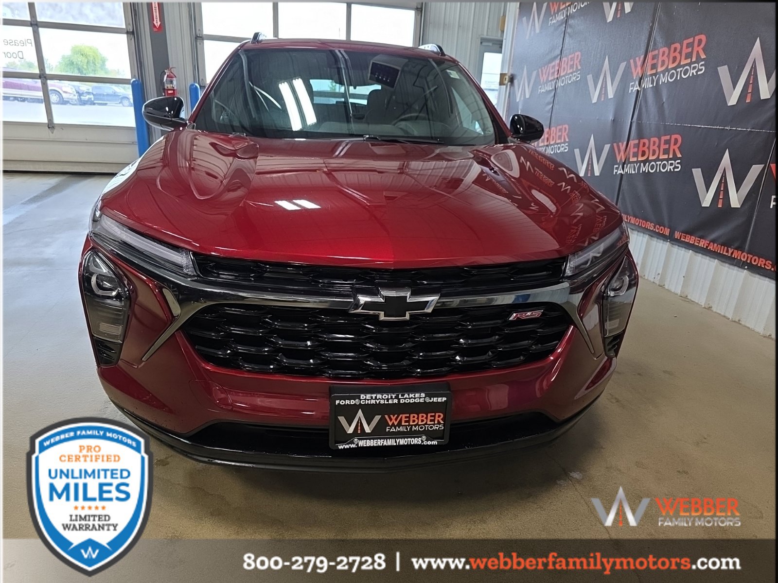 Used 2025 Chevrolet Trax RS with VIN KL77LJEP5SC295239 for sale in Detroit Lakes, Minnesota
