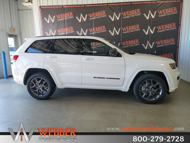 Used 2021 Jeep Grand Cherokee 80th Edition with VIN 1C4RJFBG5MC710629 for sale in Detroit Lakes, Minnesota