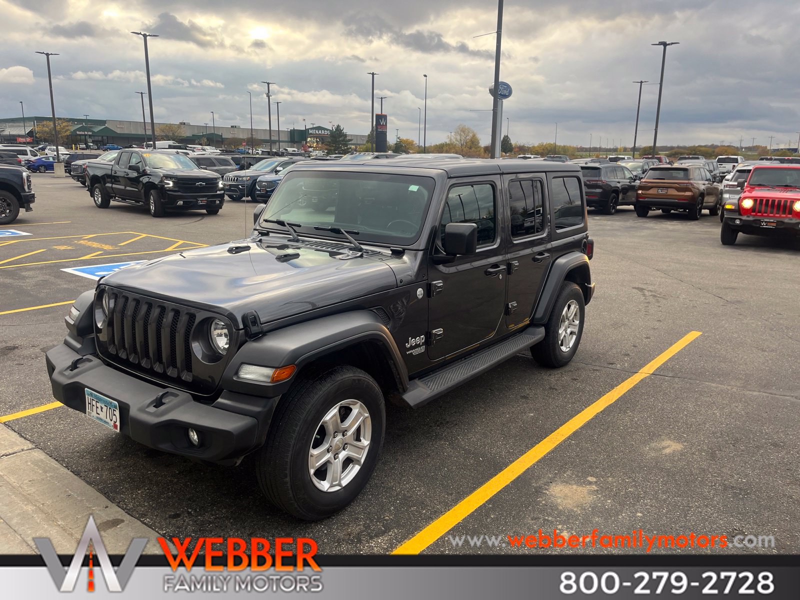 Used 2018 Jeep All-New Wrangler Unlimited Sport S with VIN 1C4HJXDG4JW115554 for sale in Detroit Lakes, Minnesota