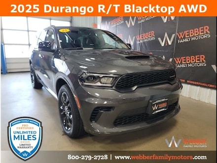 New 2025 Dodge Durango R/T PLUS AWD Sport Utility for Sale in Detroit Lakes, MN