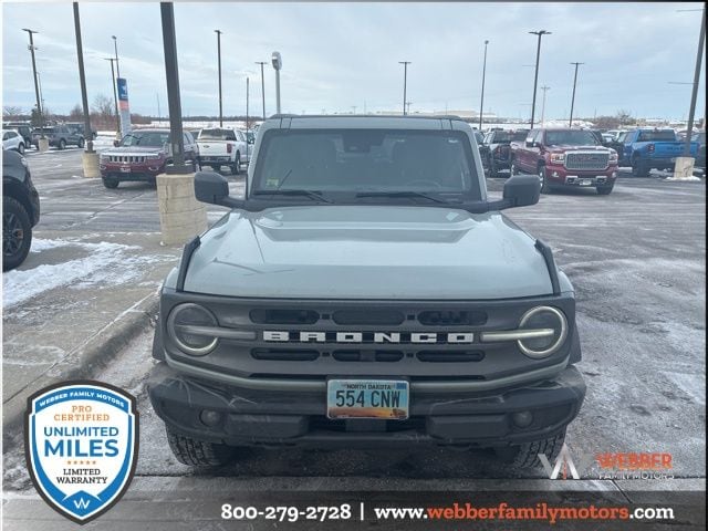 Used 2023 Ford Bronco 4-Door Big Bend with VIN 1FMEE5BP9PLB53205 for sale in Detroit Lakes, Minnesota