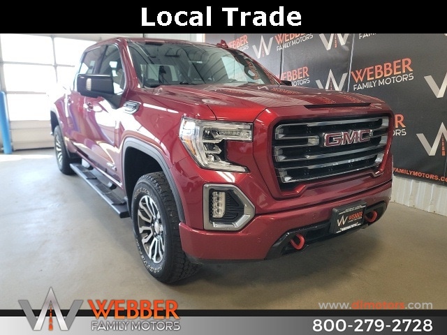 Used 2021 GMC Sierra 1500 AT4 with VIN 1GTU9EET7MZ155086 for sale in Detroit Lakes, Minnesota