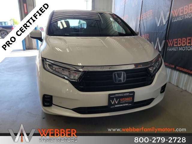 Used 2023 Honda Odyssey Elite with VIN 5FNRL6H92PB007175 for sale in Detroit Lakes, Minnesota