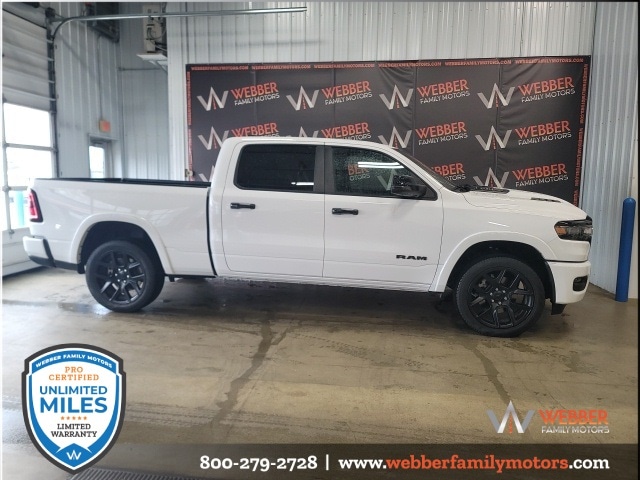 Used 2025 RAM Ram 1500 Pickup Laramie with VIN 1C6SRFRP8SN552747 for sale in Detroit Lakes, Minnesota
