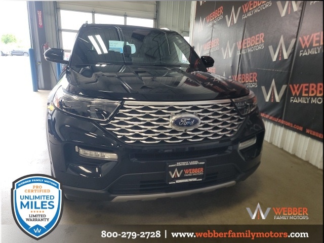 Used 2020 Ford Explorer Platinum with VIN 1FM5K8HC3LGA53957 for sale in Detroit Lakes, Minnesota