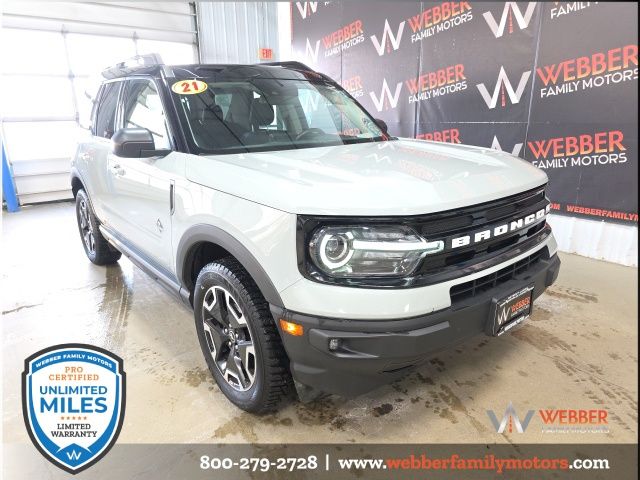 Used 2021 Ford Bronco Sport Outer Banks with VIN 3FMCR9C68MRA66420 for sale in Detroit Lakes, Minnesota