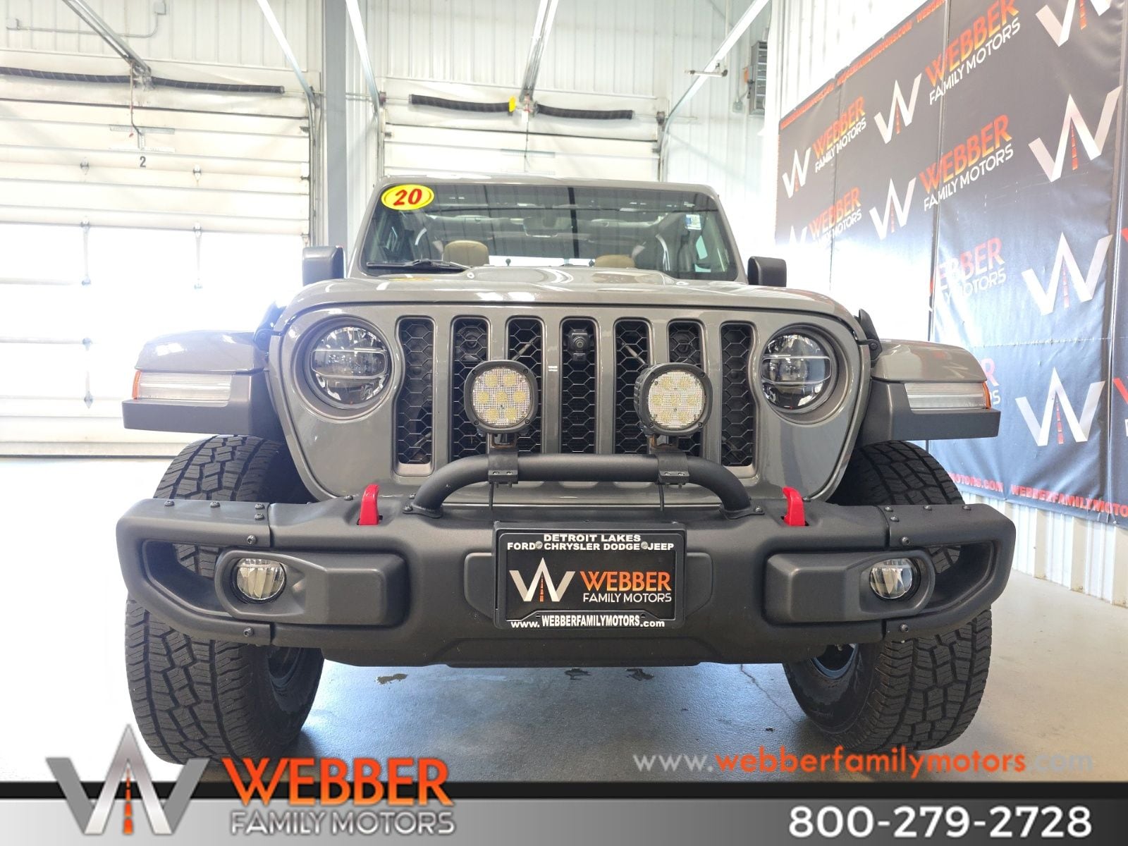 Used 2020 Jeep Gladiator Rubicon with VIN 1C6JJTBG2LL177186 for sale in Detroit Lakes, Minnesota