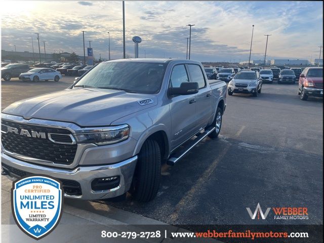 Used 2025 RAM Ram 1500 Pickup Big Horn/Lone Star with VIN 1C6SRFFP7SN618015 for sale in Detroit Lakes, Minnesota