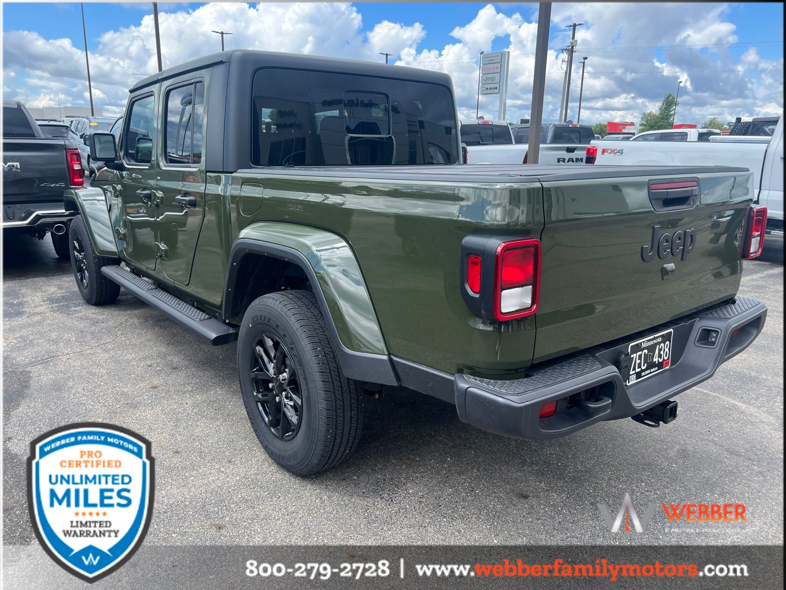 Used 2023 Jeep Gladiator Sport S with VIN 1C6HJTAG0PL540350 for sale in Detroit Lakes, Minnesota