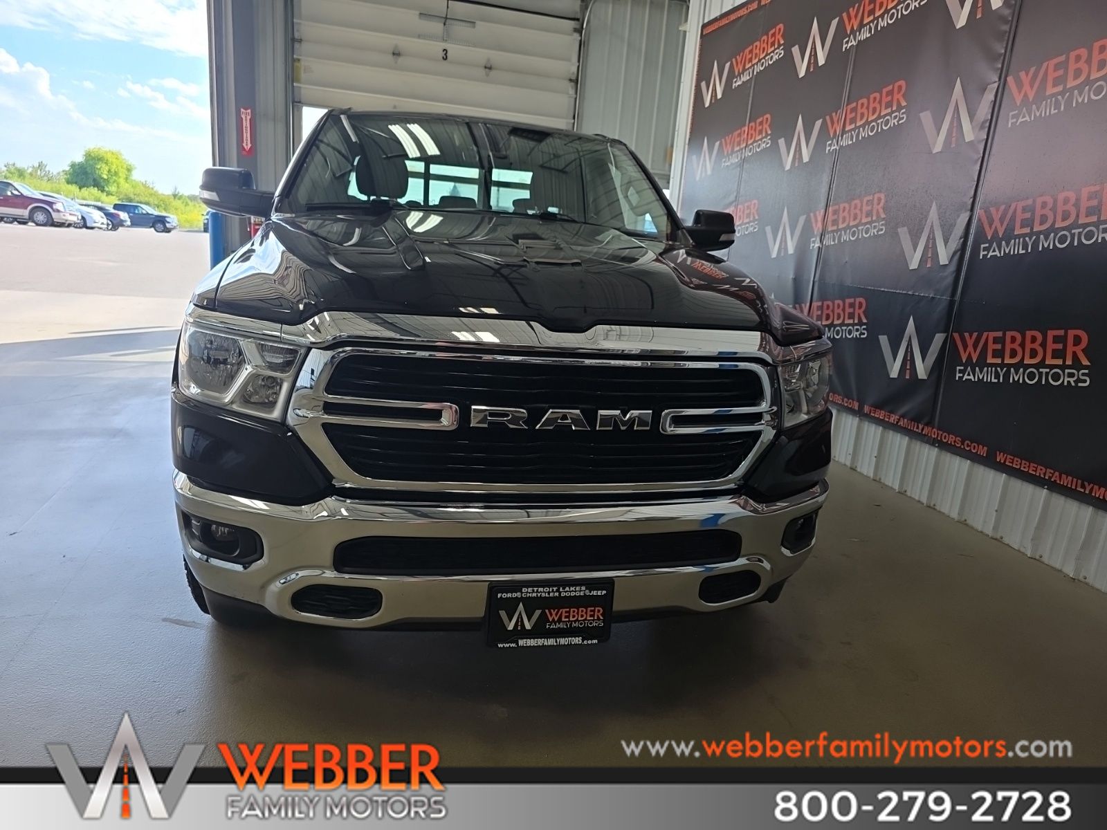 Used 2019 RAM Ram 1500 Pickup Big Horn/Lone Star with VIN 1C6SRFBT4KN915620 for sale in Detroit Lakes, MN