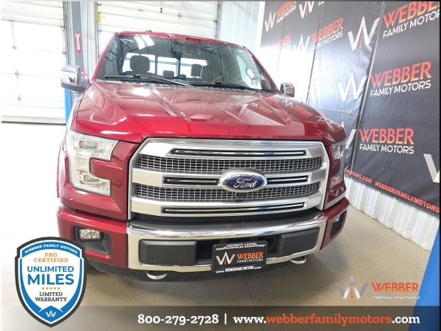 Used 2015 Ford F-150 Platinum with VIN 1FTEW1EG6FFA34241 for sale in Detroit Lakes, Minnesota