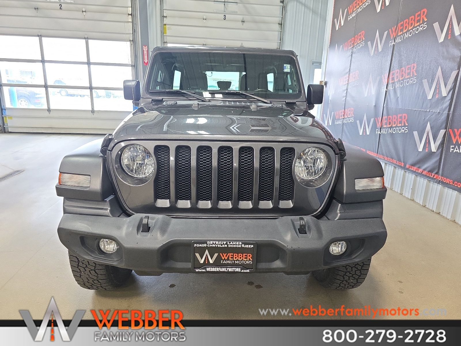 Used 2020 Jeep Wrangler Unlimited Sport S with VIN 1C4HJXDN5LW147818 for sale in Detroit Lakes, Minnesota