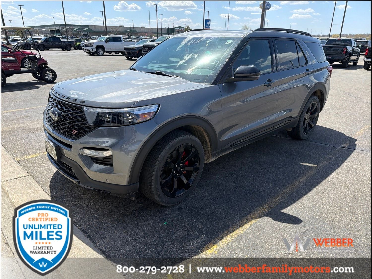 Used 2024 Ford Explorer ST with VIN 1FM5K8GC0RGA39007 for sale in Detroit Lakes, Minnesota