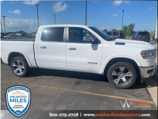 Used 2020 RAM Ram 1500 Pickup Laramie with VIN 1C6SRFJTXLN294158 for sale in Detroit Lakes, Minnesota