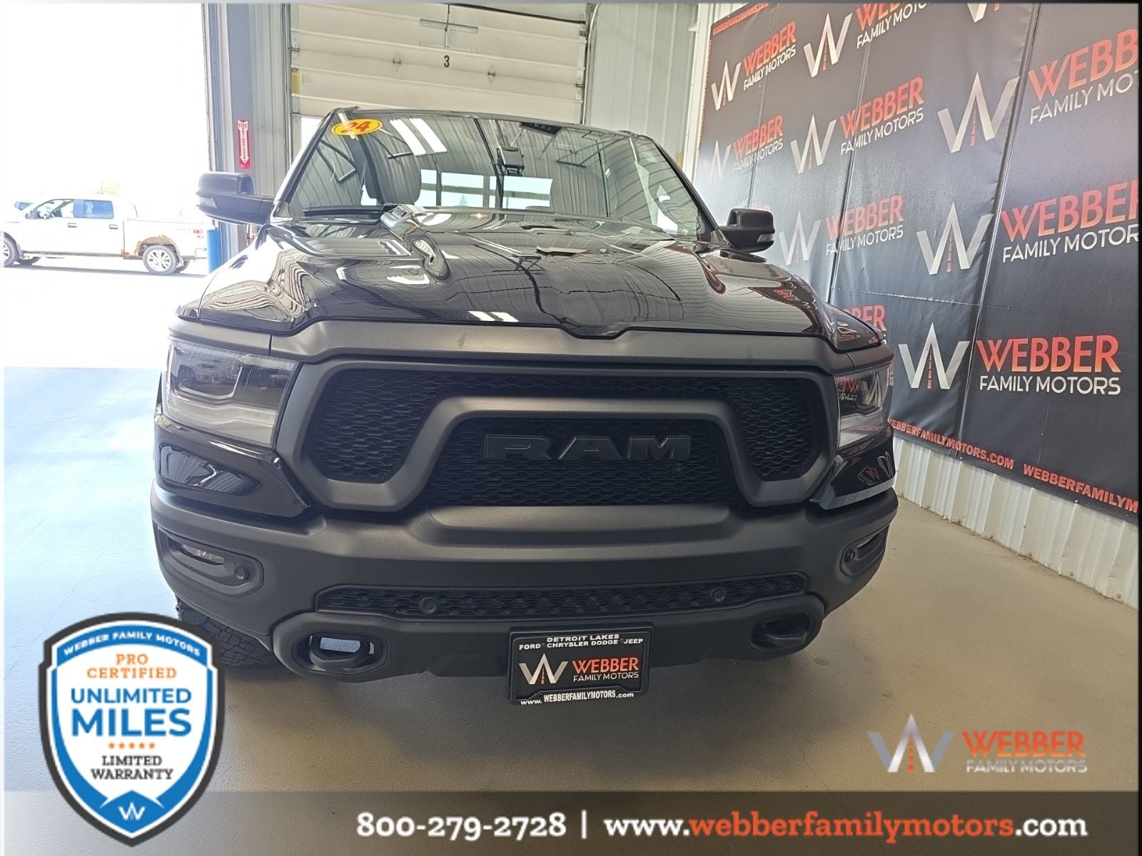 Used 2024 RAM Ram 1500 Pickup Rebel with VIN 1C6SRFLT1RN180569 for sale in Detroit Lakes, Minnesota