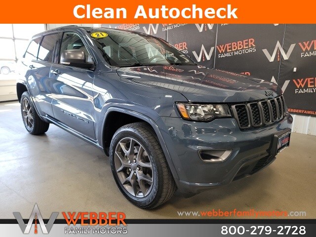 Used 2021 Jeep Grand Cherokee 80th Edition with VIN 1C4RJFBG2MC621617 for sale in Detroit Lakes, Minnesota