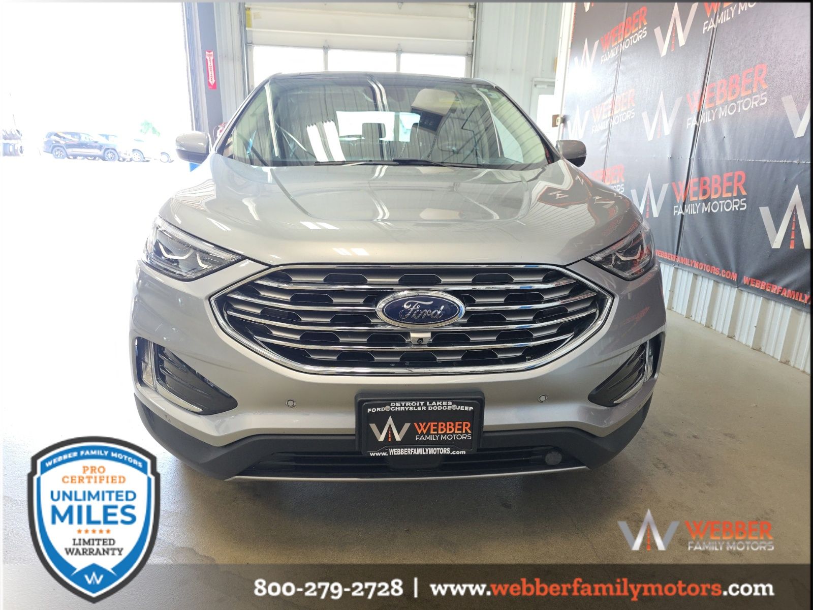Used 2022 Ford Edge Titanium with VIN 2FMPK4K93NBB15821 for sale in Detroit Lakes, Minnesota