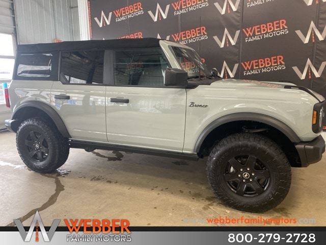Used 2022 Ford Bronco 4-Door Black Diamond with VIN 1FMDE5BH5NLB88843 for sale in Detroit Lakes, Minnesota