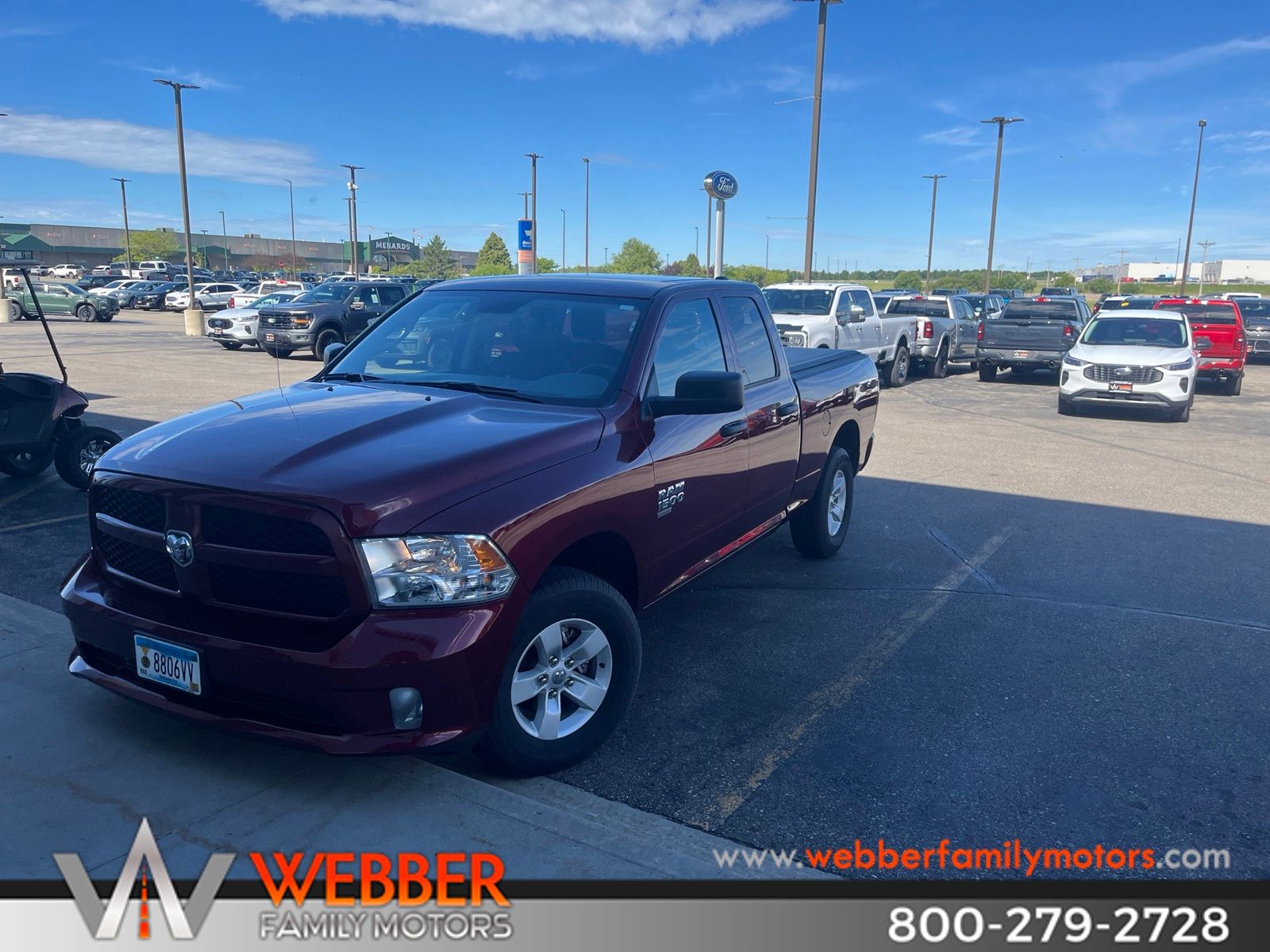 Used 2019 RAM Ram 1500 Classic Express with VIN 1C6RR7FG2KS631809 for sale in Detroit Lakes, Minnesota
