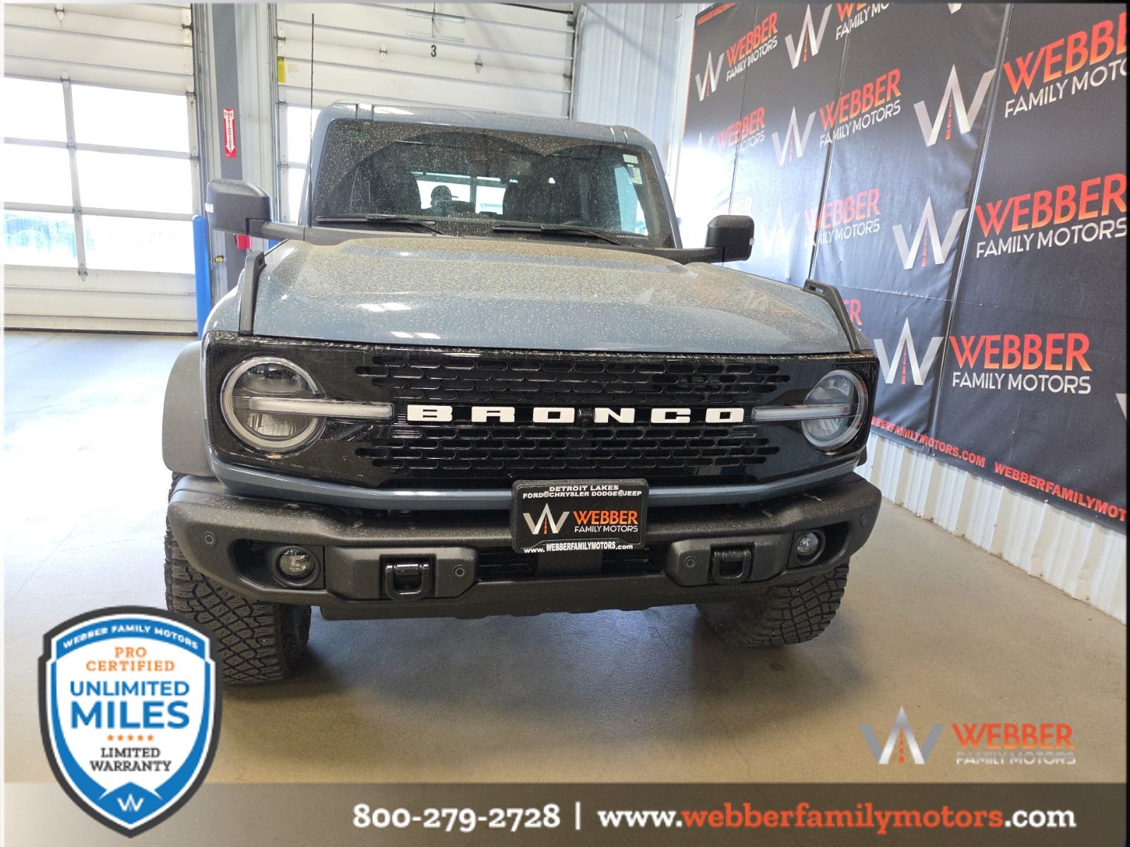 Used 2023 Ford Bronco 4-Door Wildtrak with VIN 1FMEE5DP0PLB10417 for sale in Detroit Lakes, Minnesota
