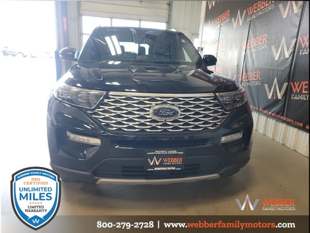 Used 2020 Ford Explorer Platinum with VIN 1FM5K8HC3LGA53957 for sale in Detroit Lakes, Minnesota