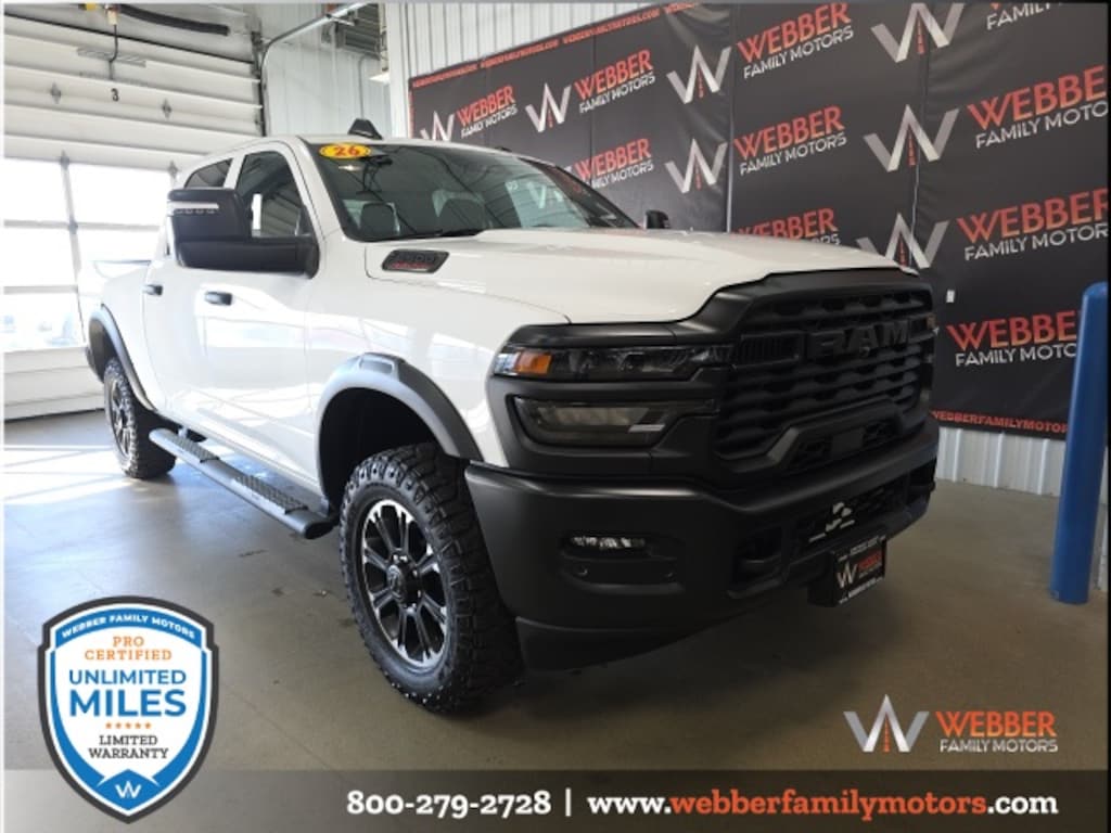 New 2026 Ram 2500 WARLOCK CREW CAB 4X4 6'4 BOX Pickup