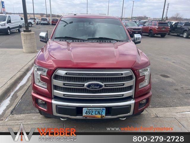 Used 2016 Ford F-150 Platinum with VIN 1FTEW1EG6GFA94814 for sale in Detroit Lakes, Minnesota