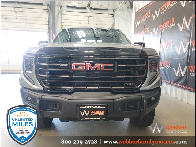 Used 2025 GMC Sierra 1500 AT4X with VIN 3GTUUFELXSG213144 for sale in Detroit Lakes, Minnesota