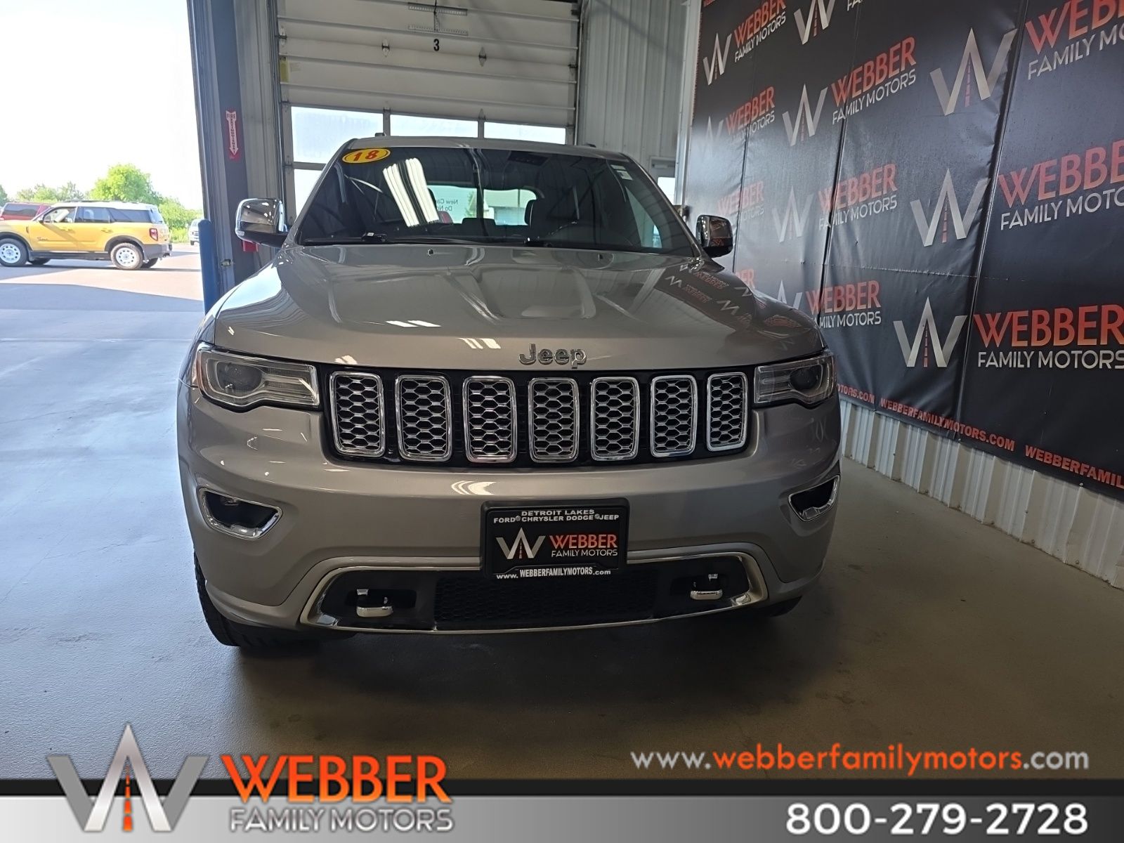 Used 2018 Jeep Grand Cherokee Overland with VIN 1C4RJFCG7JC373262 for sale in Detroit Lakes, Minnesota