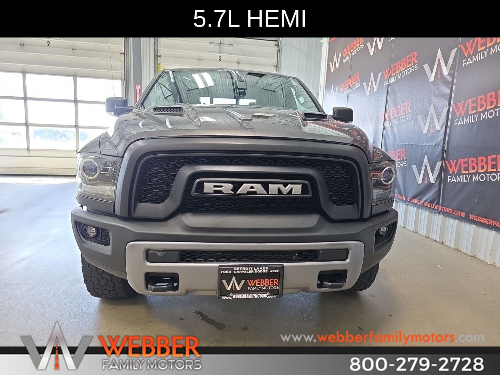 Used 2016 RAM Ram 1500 Pickup Rebel with VIN 1C6RR7YT1GS411515 for sale in Detroit Lakes, Minnesota