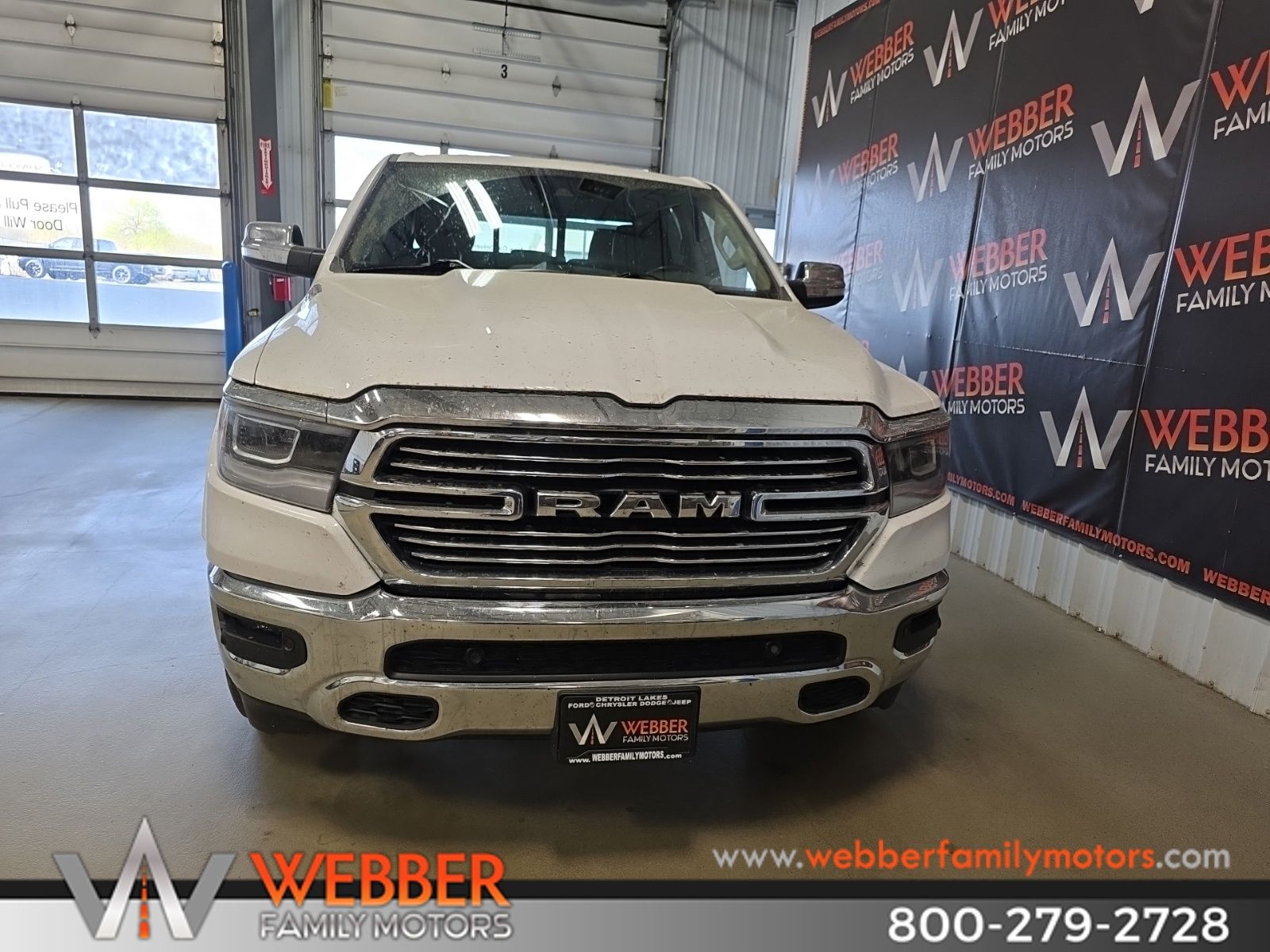 Used 2021 RAM Ram 1500 Pickup Laramie with VIN 1C6SRFJT3MN706521 for sale in Detroit Lakes, Minnesota