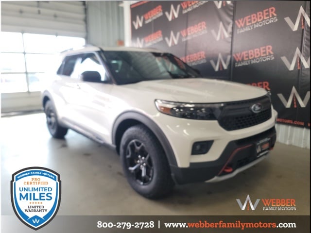 Used 2023 Ford Explorer TIMBERLINE with VIN 1FMSK8JH1PGA74207 for sale in Detroit Lakes, Minnesota