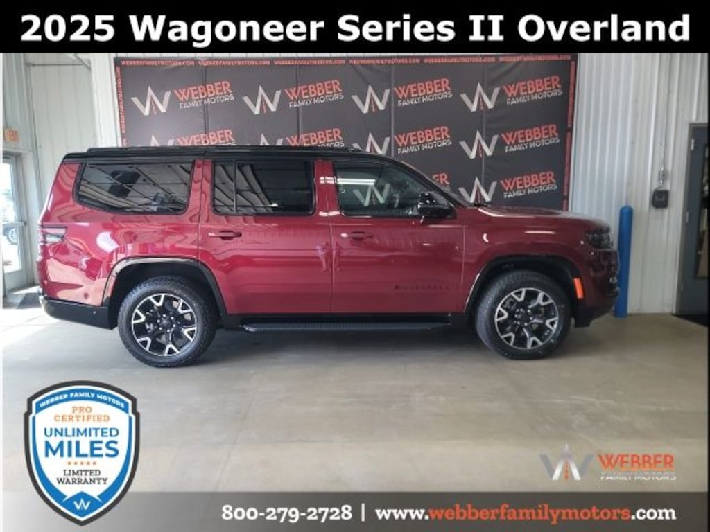 New 2025 Jeep Wagoneer OVERLAND 4X4 Sport Utility