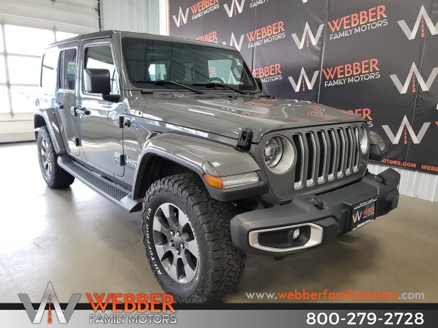 Used 2018 Jeep All-New Wrangler Unlimited Sahara with VIN 1C4HJXEG7JW330277 for sale in Detroit Lakes, Minnesota